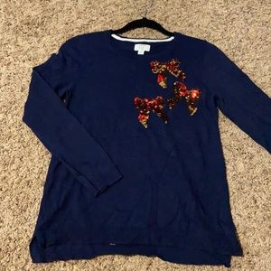Girls Navy Blue Sweater